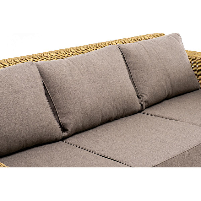 Диван 4SIS Боно трехместный Цвет: соломенный 