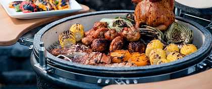 Керамические грили: высокая кухня у вас дома