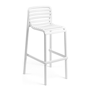 Стул барный Nardi Doga Stool Цвет: белый, садовая мебель