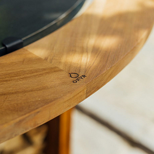 Деревянная столешница OFYR съемная для сада