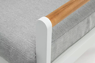 Диванная группа из алюминия Joygarden Maya L Цвет: белый, садовая мебель