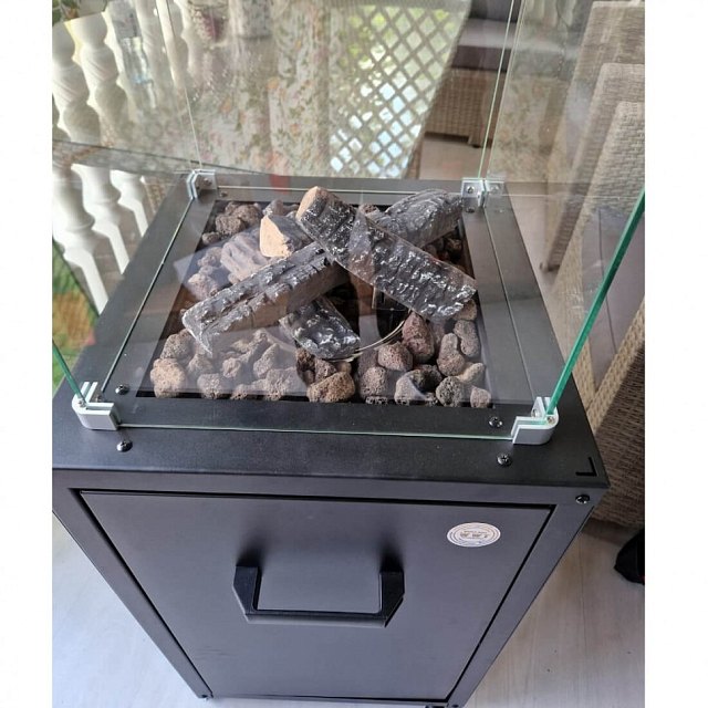 Уличный газовый обогреватель WWT 13K Black 