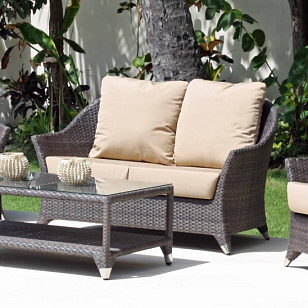 Диван с подушками Skyline Design MALTA 2022 для дачи Диван с подушками Skyline Design MALTA 2022, садовая мебель