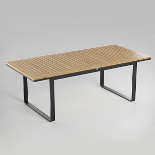 Стол Gardenini Premium Voglie 220 Карбон, садовая мебель