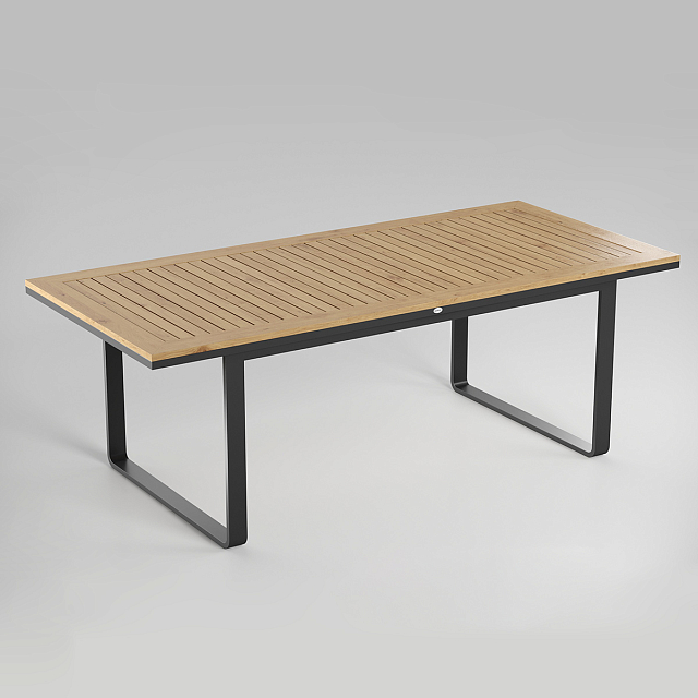 Стол Gardenini Premium Voglie 220 Карбон 