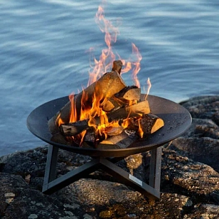 Стальная чаша для огня Concretika Ultima N60, уличное оборудование