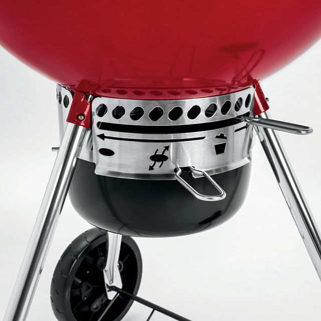 гриль угольный weber master-touch gbs limited edition, 57 см, красный