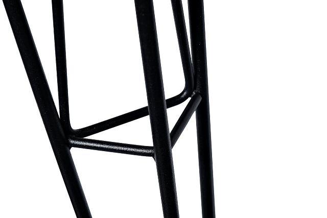 Стол обеденный 4SIS Руссо из HPL 184 Цвет: черный, серый гранит 