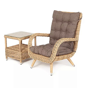 Лаунж-зона 4SIS Толедо, цвет соломенный, садовая мебель