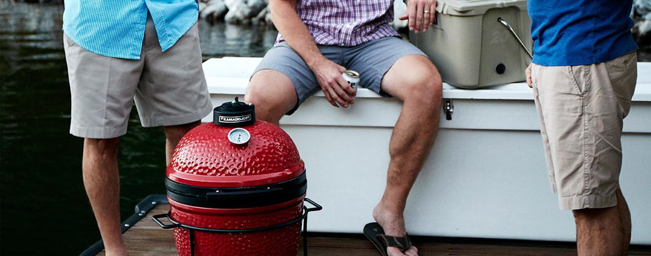 Керамический гриль Kamado Joe Junior Red