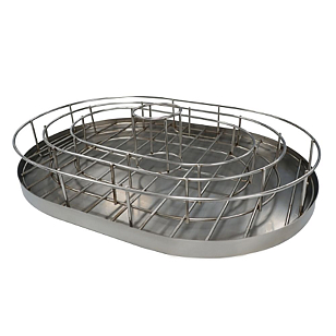 Держатель Для ребер и цыплят с поддоном Primo для сада