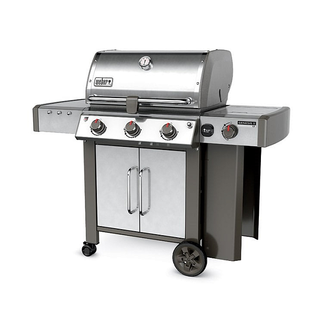 газовый гриль weber genesis ii lx s-340 gbs, нерж.сталь