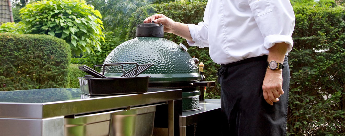 Гриль керамический Big Green Egg XLarge ОЧЕНЬ БОЛЬШОЙ (диаметр решетки 61 см)