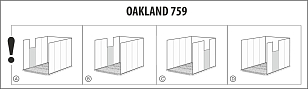 Пластиковый сарай Keter Oakland 759 для сада и загородного дома Пластиковый сарай Keter Oakland 759, уличное оборудование