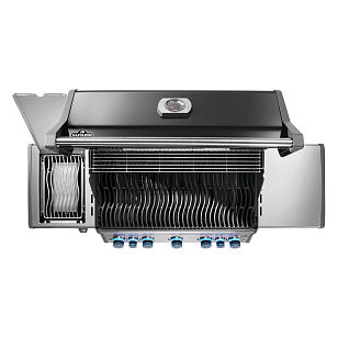 Гриль газовый Napoleon Rogue PRO-S 625 черный (с ИК горелкой 3/3) для приготовления пищи гриль газовый napoleon rogue pro-s 625 черный (с ик горелкой 3/3)