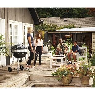 угольный гриль napoleon pro22k-leg