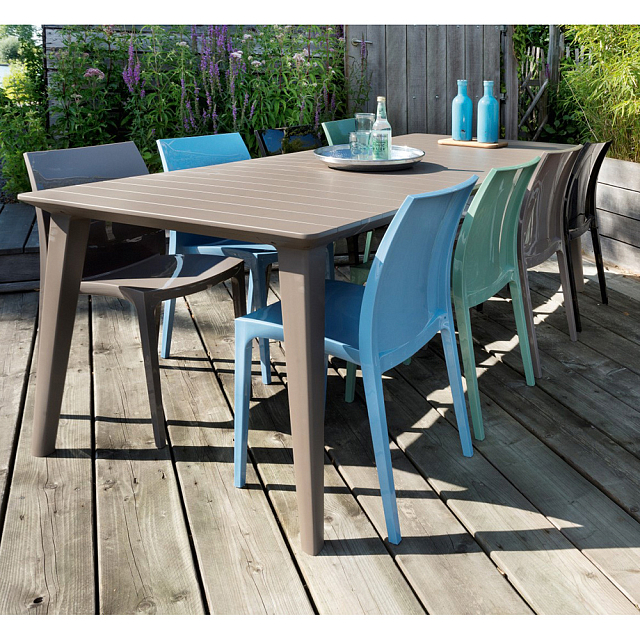 Стол Keter Lima 160 графит 