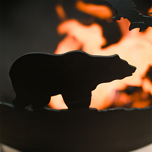 Кострище шар Firecup Тайга, уличное оборудование