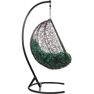 Подвесное кресло Bozollo Palla Nero, садовая мебель