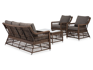 Лаунж зона 4SIS Гранд Латте, цвет коричневый для дачи Лаунж зона 4SIS Гранд Латте, цвет коричневый, садовая мебель