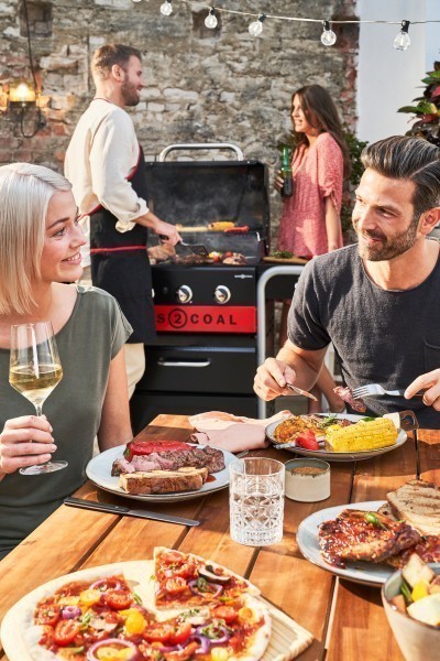 Угольный + Газовый гриль Char-Broil Gas2Coal Hybrid 3B