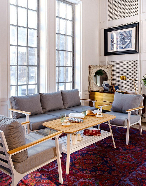 Диван Joygarden Concorde трехместный белый 