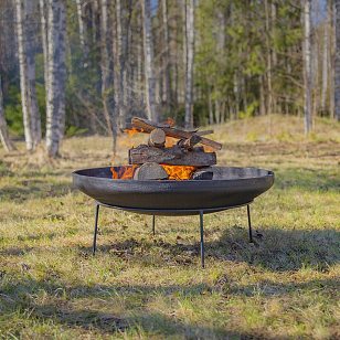 Кострище очаг для дачи Concretika Iron С80 для сада и загородного дома Кострище очаг для дачи Concretika Iron С80, уличное оборудование