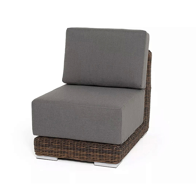 Модуль диванный прямой 4SIS Капри, цвет коричневый 