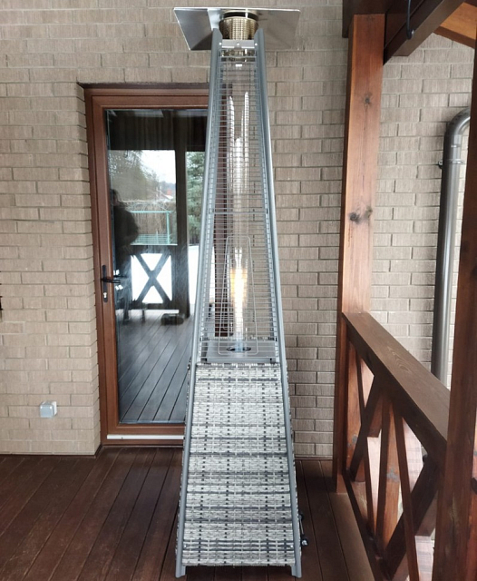 Уличный газовый обогреватель WWT 13I Rotang Grey 