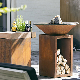 Дровяной гриль-очаг OFYR Classic 100-100 OСS для приготовления пищи Дровяной гриль-очаг OFYR Classic 100-100 OСS для сада