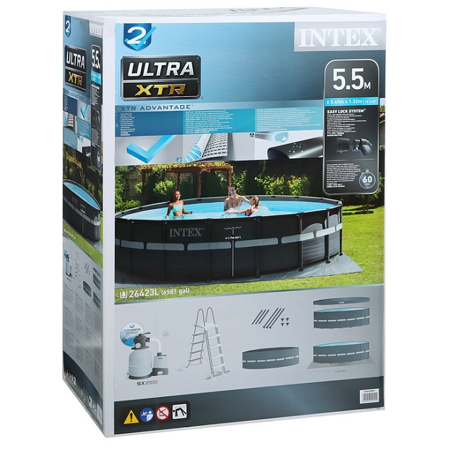 Бассейн каркасный Ultra XTR Frame Ø549 х 132 для серфинга