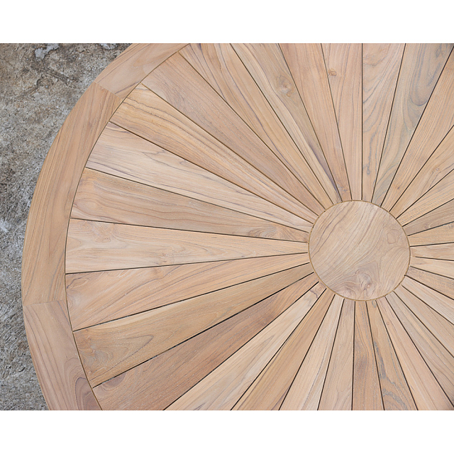 Стол из тика обеденный Lite Cadeo 120 