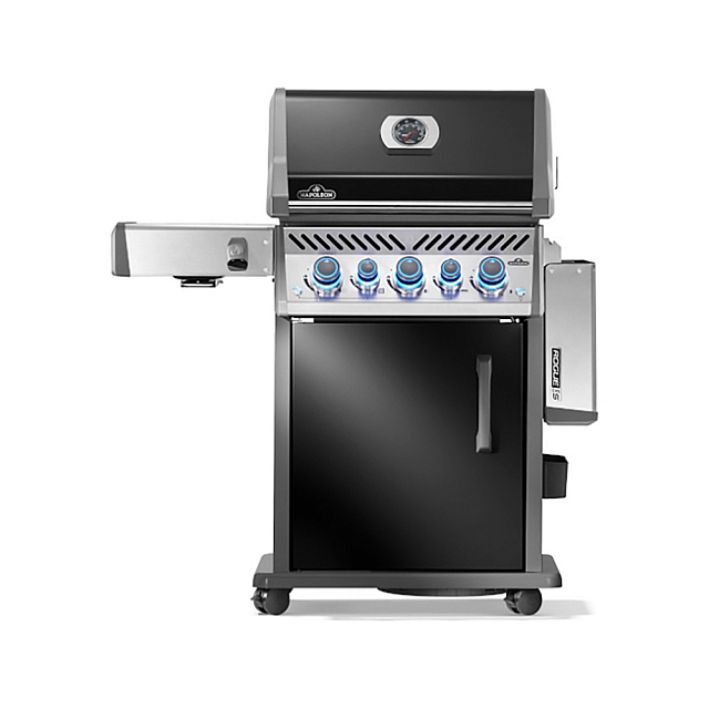гриль газовый napoleon rogue pro-s 425 черный (с ик горелкой 3/3 и вертелом)