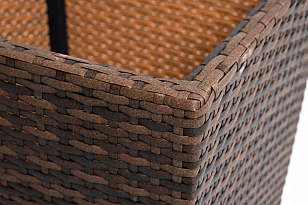 Кашпо 4SIS Капучино, цвет коричневый, уличное оборудование