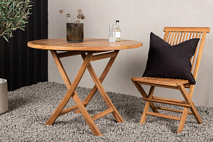 Стол круглый Brafab Turin 80, садовая мебель