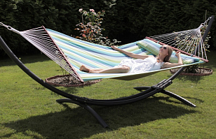 Гамак двухместный Lite Malibu + каркас Lite Malibu Set для хобби и пикника