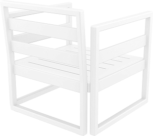 Кресло Siesta Contract Mykonos Цвет: белый, бежевый для дачи Кресло Siesta Contract Mykonos Цвет: белый, бежевый, садовая мебель