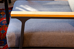 Лаунж зона Joygarden Concorde XL темный графит для дачи Лаунж зона Joygarden Concorde XL темный графит, садовая мебель