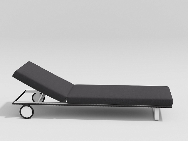 Шезлонг Gardenini Hacienda White dark 