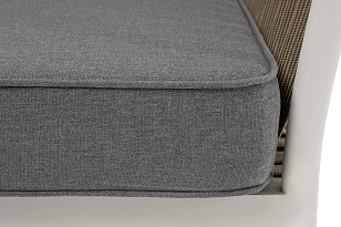 Кресло 4SIS Касабланка Цвет: светло-серый (RAL7035) муар, серо-коричневый, серый для дачи Кресло 4SIS Касабланка Цвет: светло-серый (RAL7035) муар, серо-коричневый, серый, садовая мебель