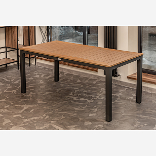 Обеденный стол Lite Oscar со столешницей из поливуда для дачи Обеденный стол Lite Oscar со столешницей из поливуда, садовая мебель