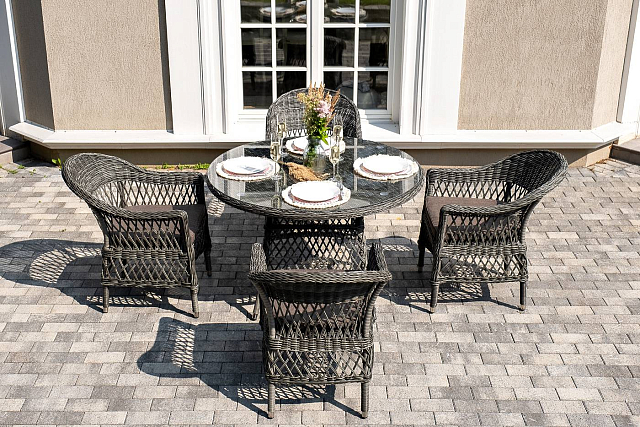 Обеденная группа 4SIS Дольче, цвет графит 