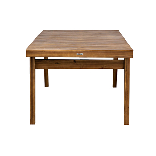 Стол обеденный раздвижной из акации Joygarden Mona 179/263 см, садовая мебель