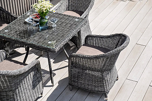 Кресло 4SIS Равенна, цвет графит для дачи Кресло 4SIS Равенна, цвет графит, садовая мебель