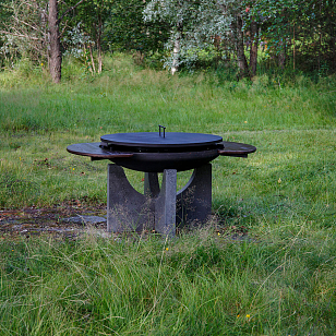 Крышка для костровой чаши Concretika 100 усиленная, уличное оборудование
