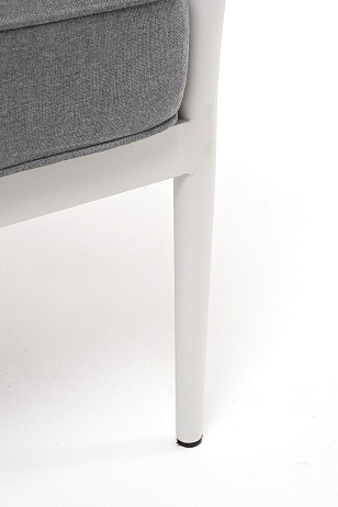 Кресло 4SIS Касабланка Цвет: светло-серый (RAL7035) муар, серо-коричневый, серый для дачи Кресло 4SIS Касабланка Цвет: светло-серый (RAL7035) муар, серо-коричневый, серый, садовая мебель