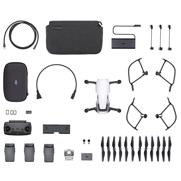 Квадракоптер DJI Mavic Air Fly More Combo (Arctic White, белый)
