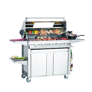 гриль газовый beefeater signature s3000s (нерж. сталь, 5 горелок)