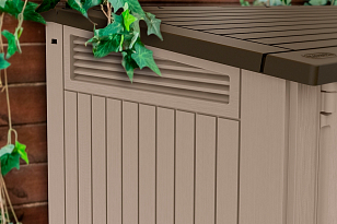 Уличная тумба Keter Store it out Midi Upgraded бежевый, садовая мебель