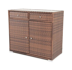 Плетёная тумба 4SIS Мальта Цвет: коричневый, садовая мебель